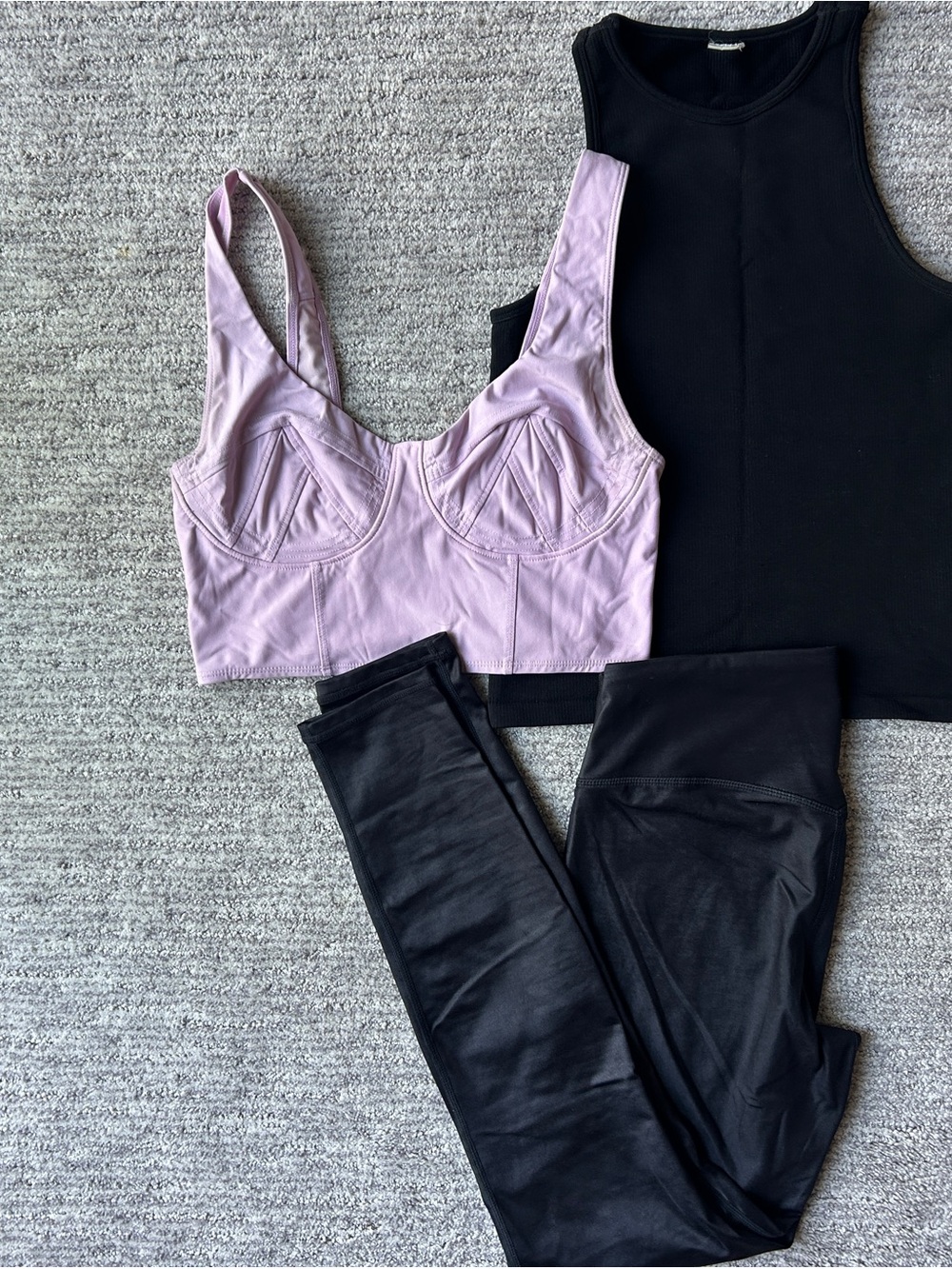 Fabletics High-Rise Leggings + Set of Tops